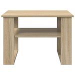 vidaXL Table basse Chêne Sonoma 64 x 54 x 44 cm Bois d'ingénierie