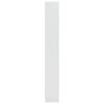 vidaXL Bibliothèque blanc brillant 40x24x176 cm bois d'ingénierie