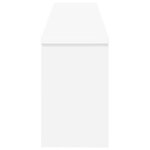 vidaXL Porte-manteau mural Blanc 100 x 16 x 26 cm Bois d'ingénierie