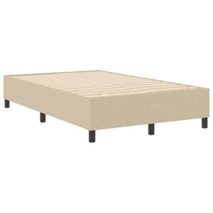 vidaXL Cadre de lit plateforme Vert gris 120 x 190 cm