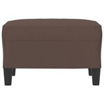 vidaXL Repose-pied Marron 60x50x41 cm Similicuir