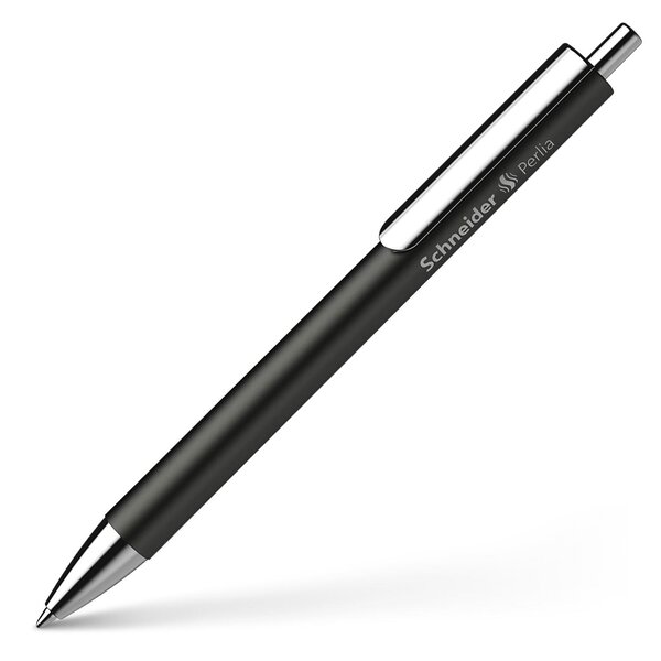 Stylo à bille Perlia noir Recharge Slider 755 M bleue SCHNEIDER