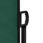 vidaXL Auvent latéral rétractable vert foncé 120x600 cm
