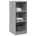 vidaXL Garde-robe sonoma gris 48x41x102 cm bois d'ingénierie