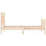 vidaXL Cadre de lit sans matelas 100x200 cm bois massif de pin