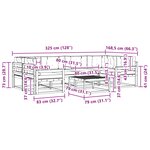 vidaXL Ensemble de canapés d'extérieur 5 pc Blanc et Beige
