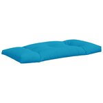 vidaXL Coussins de palette lot de 2 bleu clair tissu