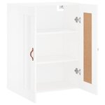 vidaXL Armoire murale blanc 69 5x34x90 cm bois d'ingénierie