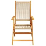 vidaXL Ensemble de salle à manger pour jardin 7 Pièces Beige