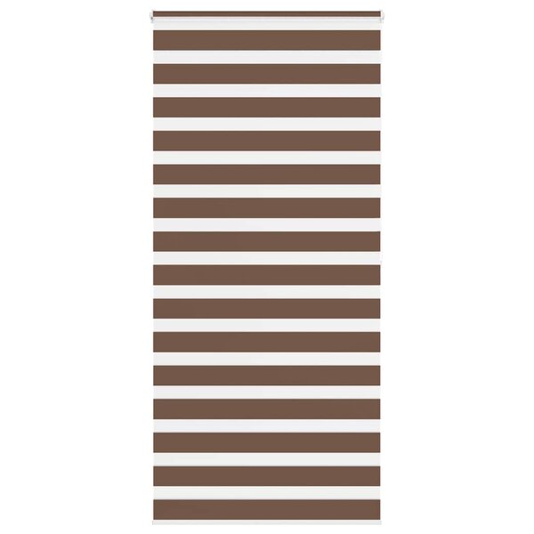 vidaXL Store zèbre marron 110x200cm largeur du tissu 105 9cm polyester
