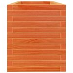 vidaXL Jardinière cire marron 110x40x45 5 cm bois de pin massif