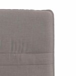 vidaXL Chaises à manger lot de 2 taupe tissu