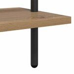 vidaXL Étagère chêne artisanal 60 x 24 x 203 cm Bois d'ingénierie