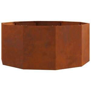 vidaXL Jardinière Rouillé 120 x 120 x 50 cm
