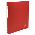 Classeur 4 Anneaux 30 mm Dos de 40mm rigide 10/10e A4 maxi Rouge x 10 EXACOMPTA