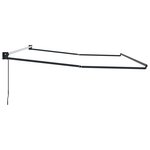 vidaXL Cadre de store rétractable manuel Anthracite 4 x 2 m Aluminium