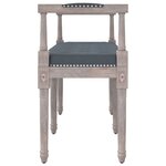 Banc banquette 110 x 40 x 70 cm velours gris foncé 02_0010465