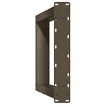 vidaXL Pieds de table console en U  2 pièces  acier naturel  38 x (72-73) cm