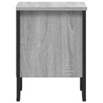vidaXL Tables de chevet 2 Pièces sonoma gris 40x30x40cm bois d'ingénierie