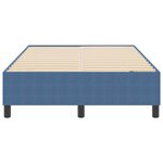 vidaXL Cadre de lit plateforme Bleu 120 x 190 cm tissu