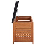 vidaXL Boîte de rangement de jardin 117x50x55 cm Eucalyptus solide