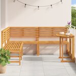 vidaXL Ensemble de dining de jardin en bois d'acacia 4 pièces