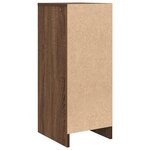 vidaXL Buffet chêne marron 29 5x34x76 cm bois d'ingénierie