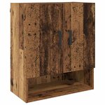 vidaXL Meuble mural Vieux bois 60 x 31 x 70 cm Bois d'ingénierie