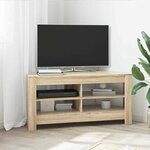 vidaXL MeubleTVd'Angle Chêne Sonoma 102 x 40 5 x 45 cm