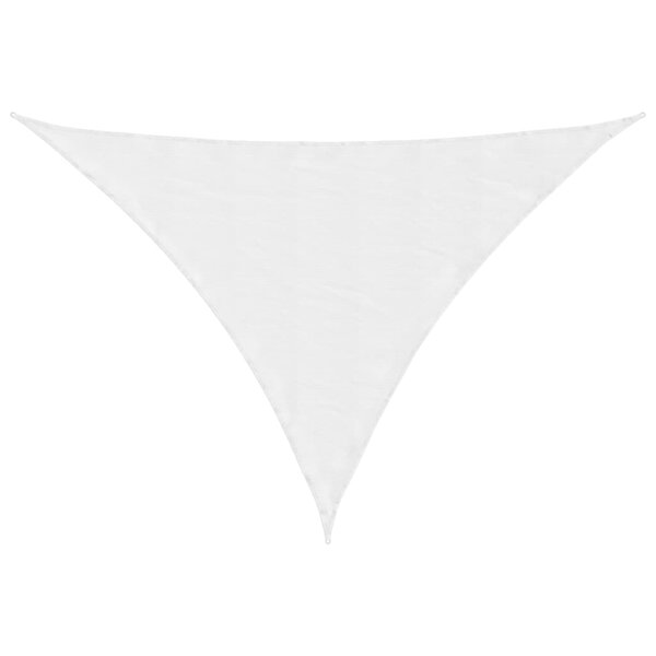 vidaXL Voile de parasol tissu oxford triangulaire 3x4x4 m blanc