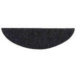 vidaXL Tapis autoadhésifs de marches 5 Pièces Noir 56x17x3 cm Aiguilleté