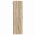 vidaXL Meuble mural Chêne sonoma 55 x 29 x 100 cm Bois d'ingénierie
