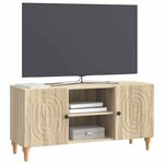 vidaXL Meuble TV Chêne Sonoma 102 x 34 5 x 50 cm Bois d'ingénierie