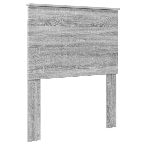 vidaXL Tête de lit Gris Sonoma 80 cm Bois d'ingénierie