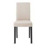 Lot de 2 chaises de salle à manger 89 x 43 x 54 cm salon design moderne cuisine beige 03_0009617