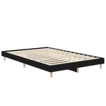 vidaXL Cadre de lit sans matelas noir 120x190 cm bois d'ingénierie