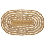 vidaXL Tapis de surface Naturel 205 x 305 cm Jute