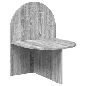 vidaXL Table de chevet Sonoma gris 48 x 49 x 65 cm Bois d’ingénierie