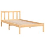 vidaXL Cadre de lit sans matelas bois massif