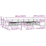 vidaXL Ensemble de canapés d'extérieur 9 pc Naturel