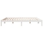 vidaXL Cadre de lit extra long sans matelas 200x220 cm bois massif pin