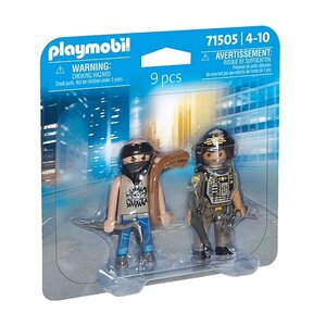 PLAYMOBIL 71505 - City Action Duo Policier et bandit