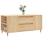 vidaXL Table basse chêne sonoma 102x44 5x50 cm bois d'ingénierie