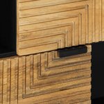 vidaXL Buffet marron 80x33x75 cm bois massif de manguier