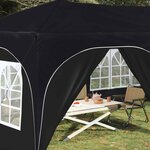 vidaXL Tente de fête pop-up 575 x 288 x 245 cm Anthracite Tissu Oxford