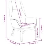 vidaXL Chaise de relaxation Jaune moutarde Tissu