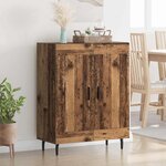 vidaXL Buffet Bois Ancien 69 5 x 34 x 90 cm Bois d'ingénierie et fer