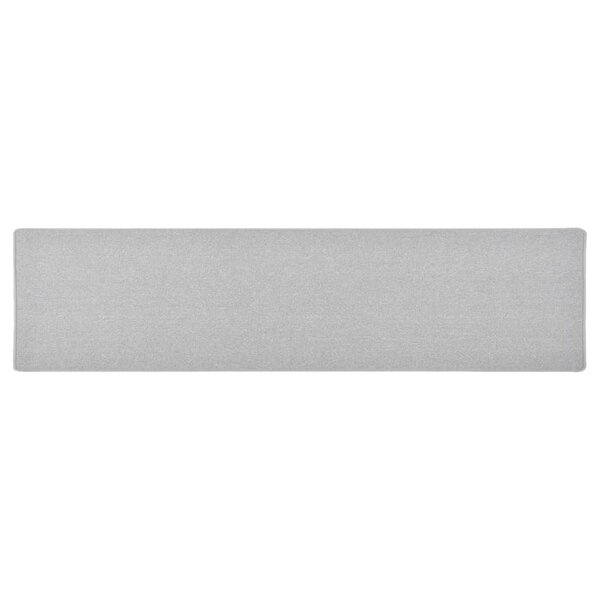 vidaXL Tapis de couloir Gris clair 50x200 cm