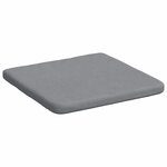 vidaXL Coussins de siège 4 Pièces Gris clair 40 x 40 x 3 cm tissu