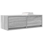 vidaXL Meubles TV 2 Pièces sonoma gris 80x31x25 5 cm bois d'ingénierie